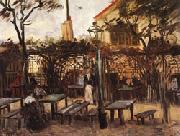 The Guingette at Montmartre, Vincent Van Gogh